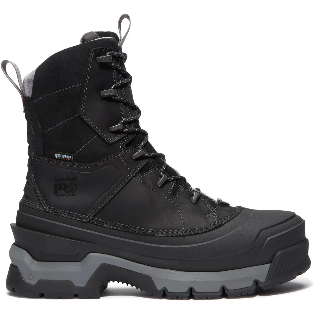 Siberian 8 Inch Composite Toe Waterproof PR Work Boots Brown and Black - Image 8