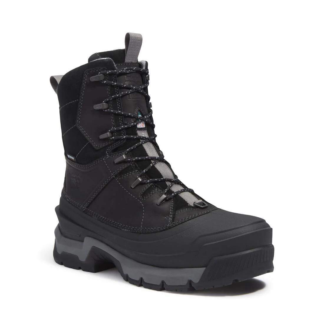 Siberian 8 Inch Composite Toe Waterproof PR Work Boots Brown and Black - Image 9