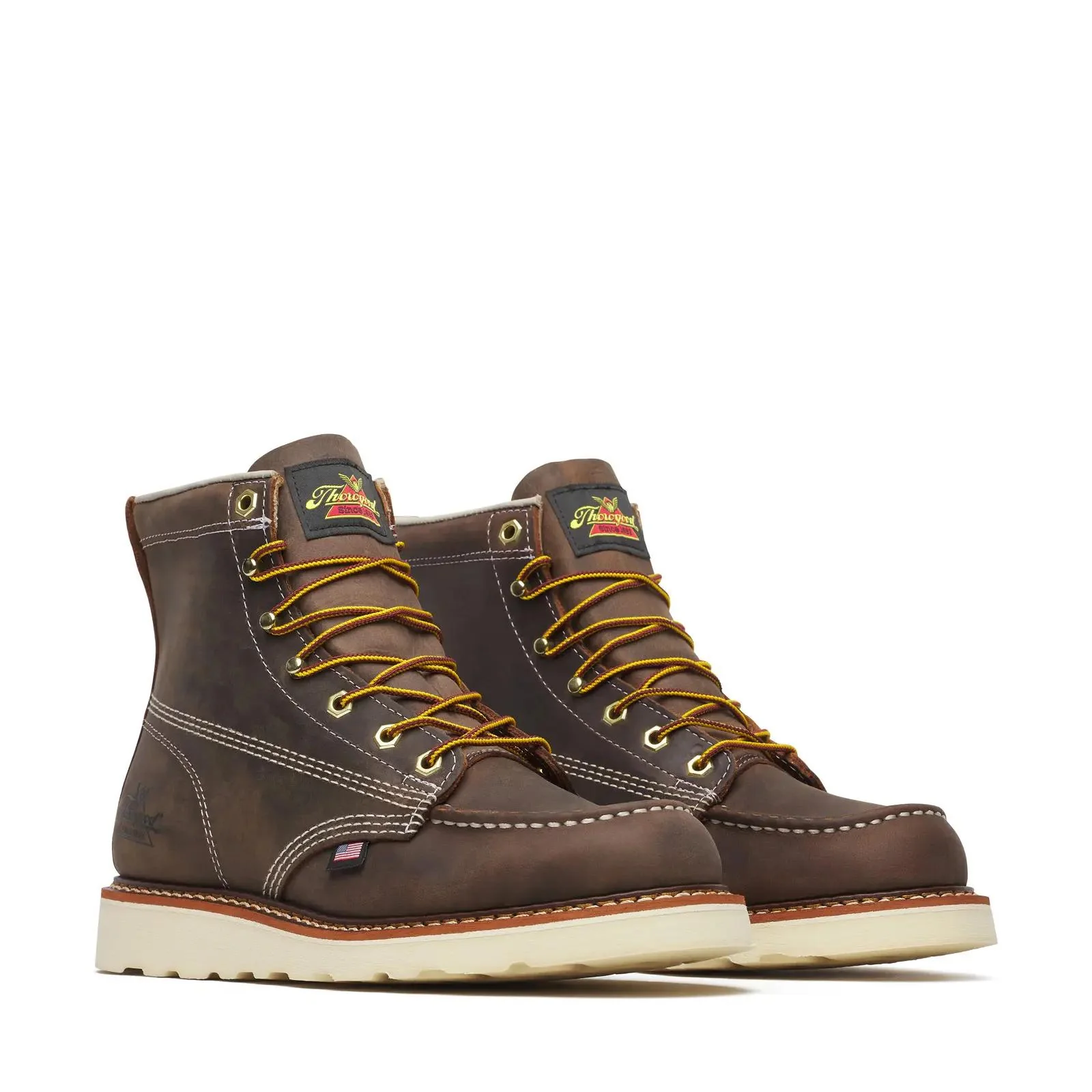 American Heritage 6" Moc Toe Boot Maxwear Wedge Trail Crazy Horse - Image 2