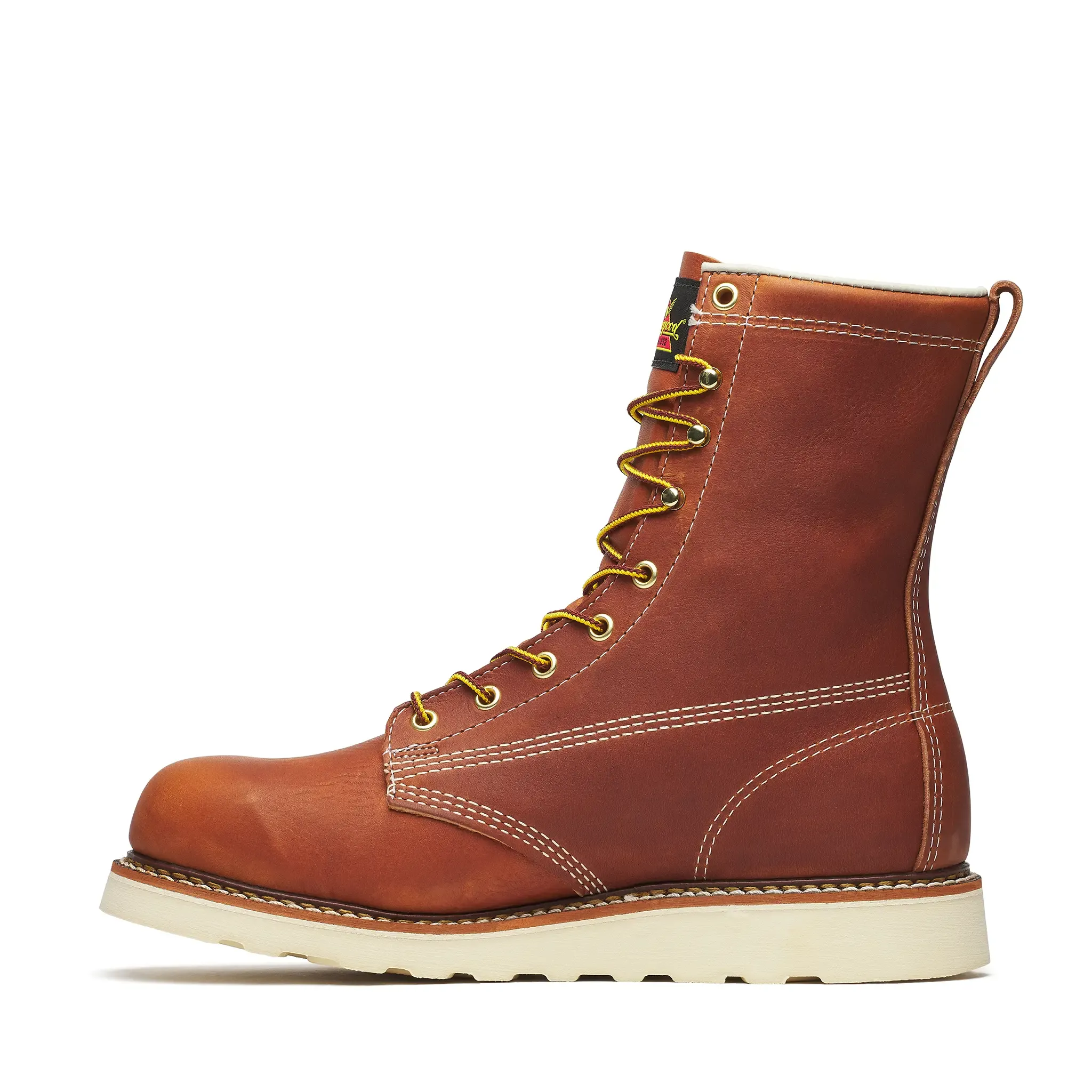 American Heritage 8" Plain Toe Boot Maxwear Wedge Tobacco - Image 5