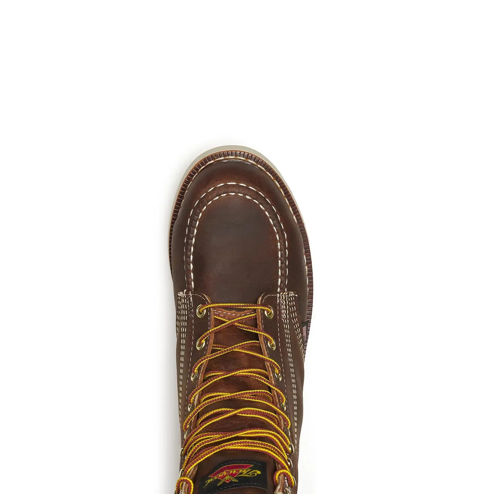 American Heritage 8" Steel-Toe Moc Toe Boot Maxwear Wedge Trail Crazy Horse - Image 4