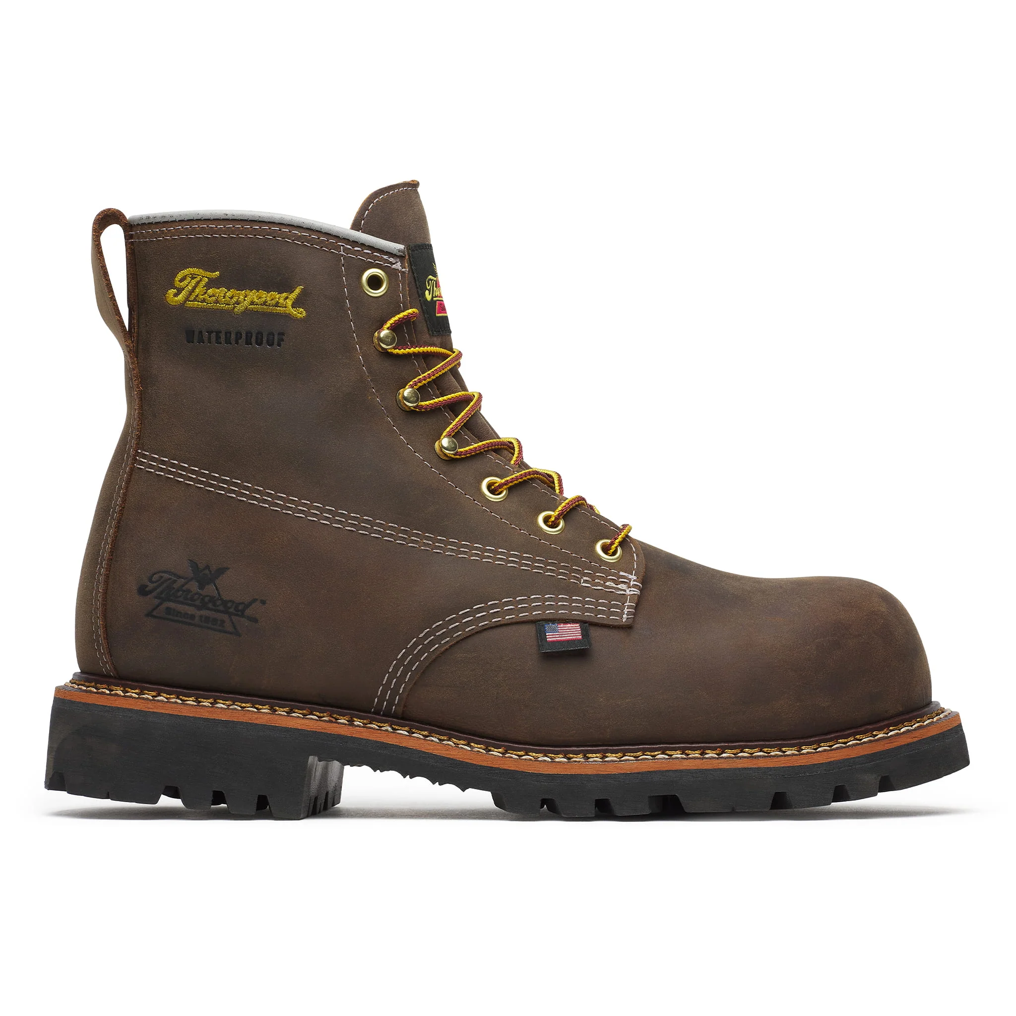 American Legacy Series 6" Waterproof Nano Toe Boot Crazy Horse