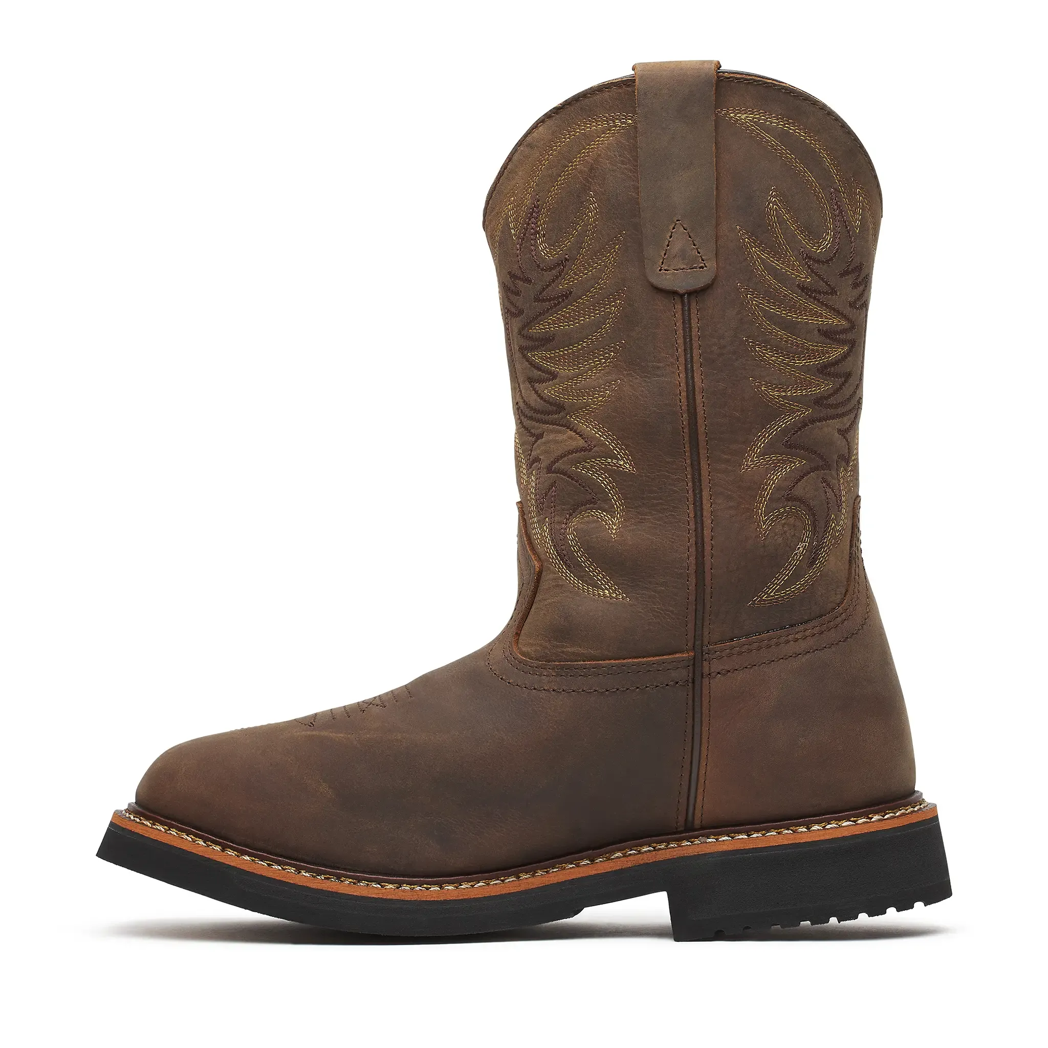 Western 11" Comp-Toe Waterproof Square-Toe Boot Crazy Horse - Image 5