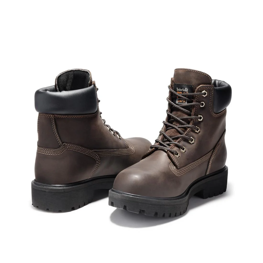 Direct Attach 6 Inch Steel-Toe Waterproof Ins 200G Work Boot Dark Brown - Image 5