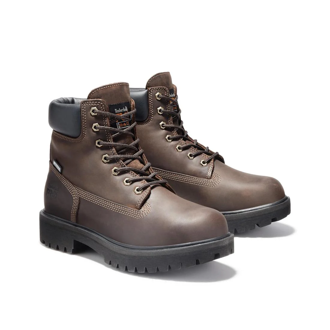 Direct Attach 6 Inch Steel-Toe Waterproof Ins 200G Work Boot Dark Brown - Image 7