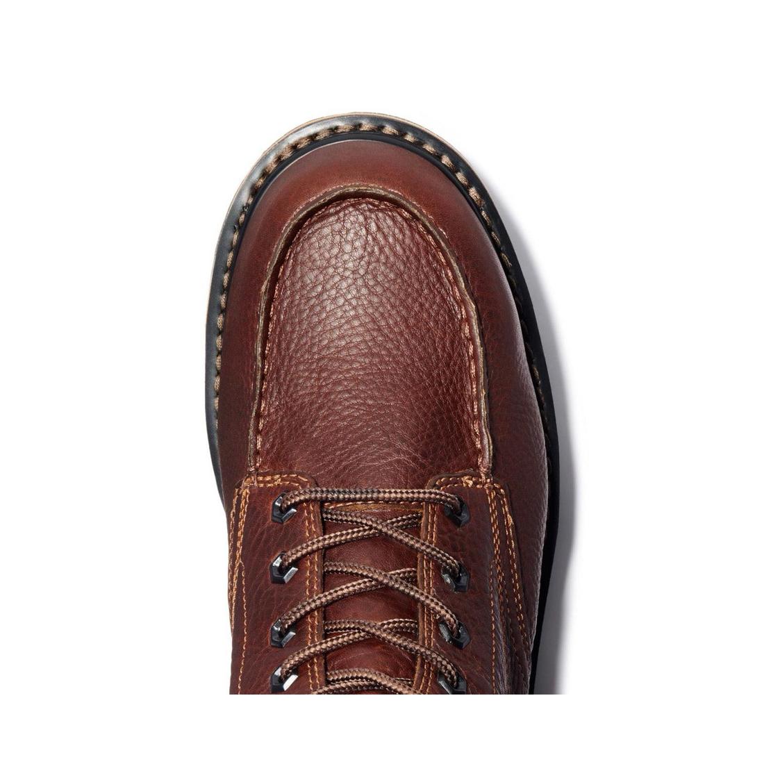 Gridworks 6 Inch Soft-Toe Waterproof Boot Brown - Image 4