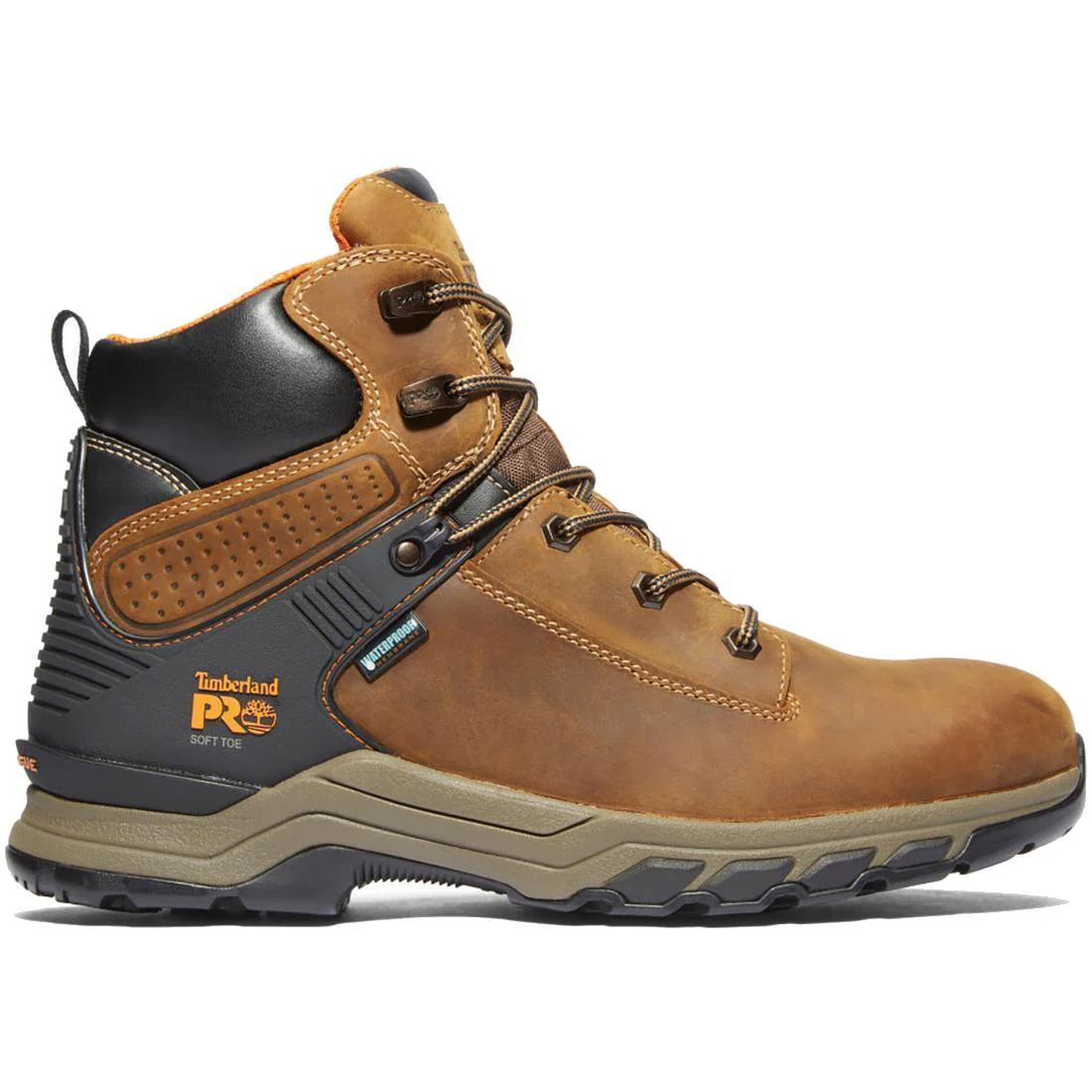 Hypercharge 6 Inch Soft-Toe Waterproof Boot Brown