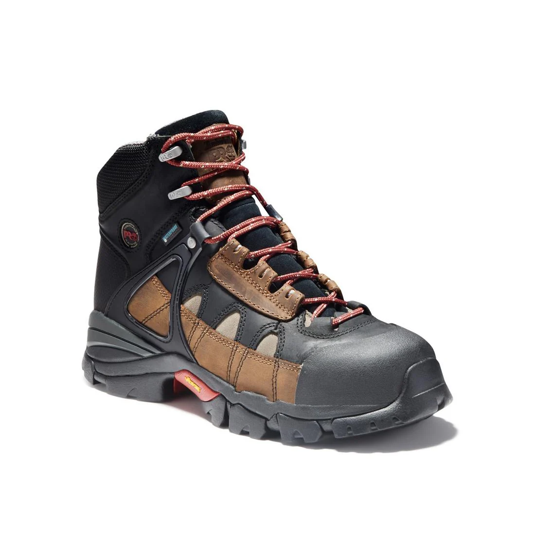 Hyperion 6 Inch Alloy-Toe Waterproof Work Boot Brown - Image 2