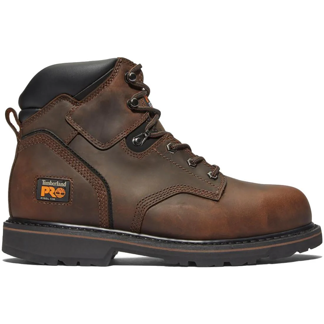 Pit Boss 6 Inch Steel-Toe Work Boot Brown