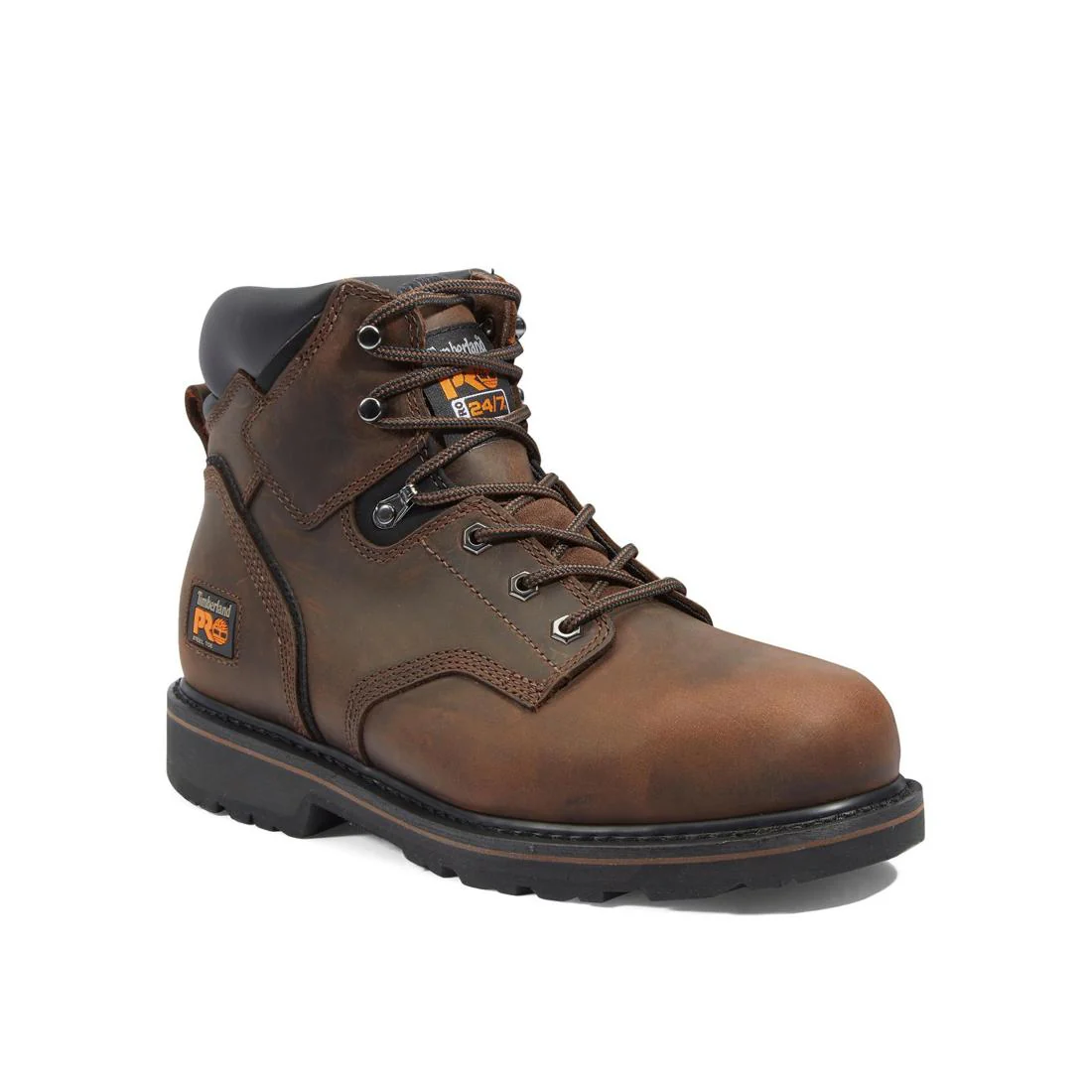 Pit Boss 6 Inch Steel-Toe Work Boot Brown - Image 2