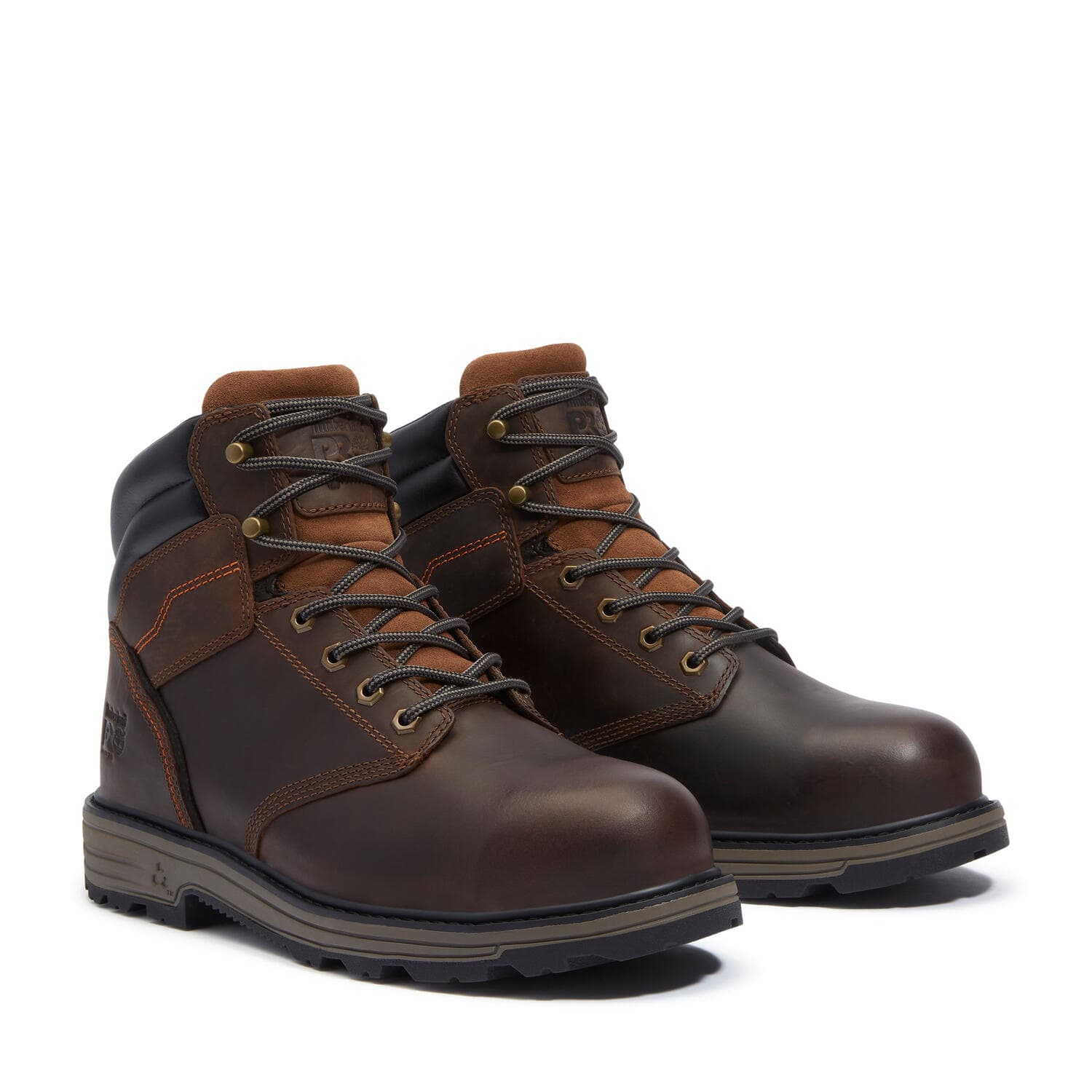 Tasker 6 Inch Alloy Toe Work Boots Black amd Brown - Image 2