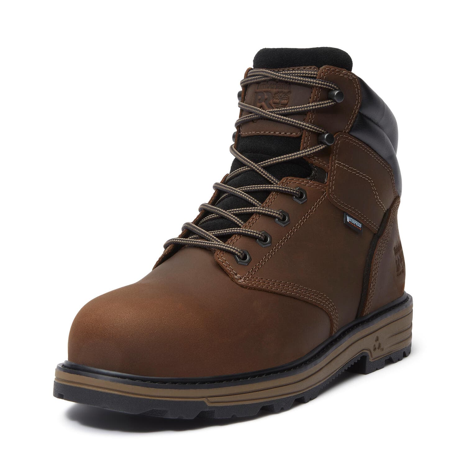Tasker 6 Inch Alloy Toe Waterproof Work Boots Brown and Wheat - Image 16