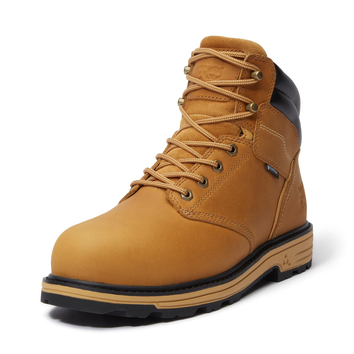 Tasker 6 Inch Alloy Toe Waterproof Work Boots Brown and Wheat - Image 8