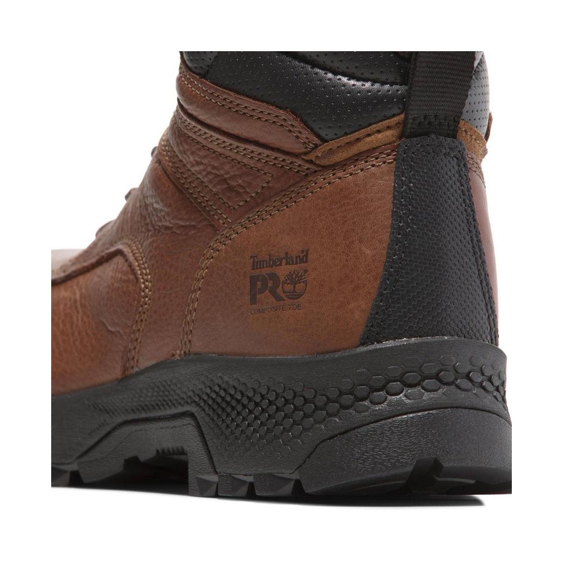 Titan Ev  6 Inch Composite-Toe SD10 Work Boot Brown Coffee - Image 7