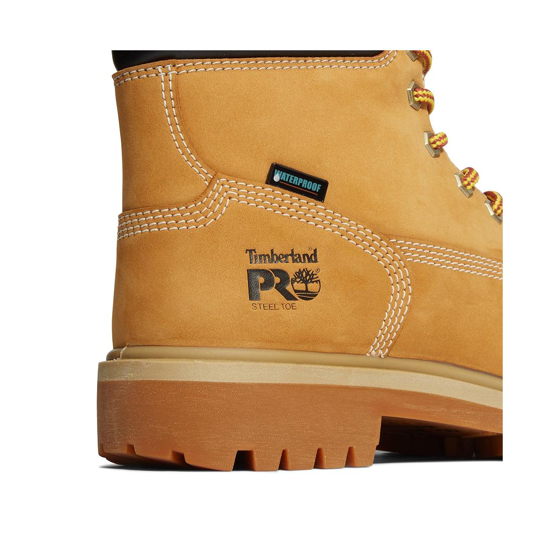 Women's Direct Attach 6-Inch Waterproof Steel-Toe Work Boot Ins 200G Wheat - Image 7