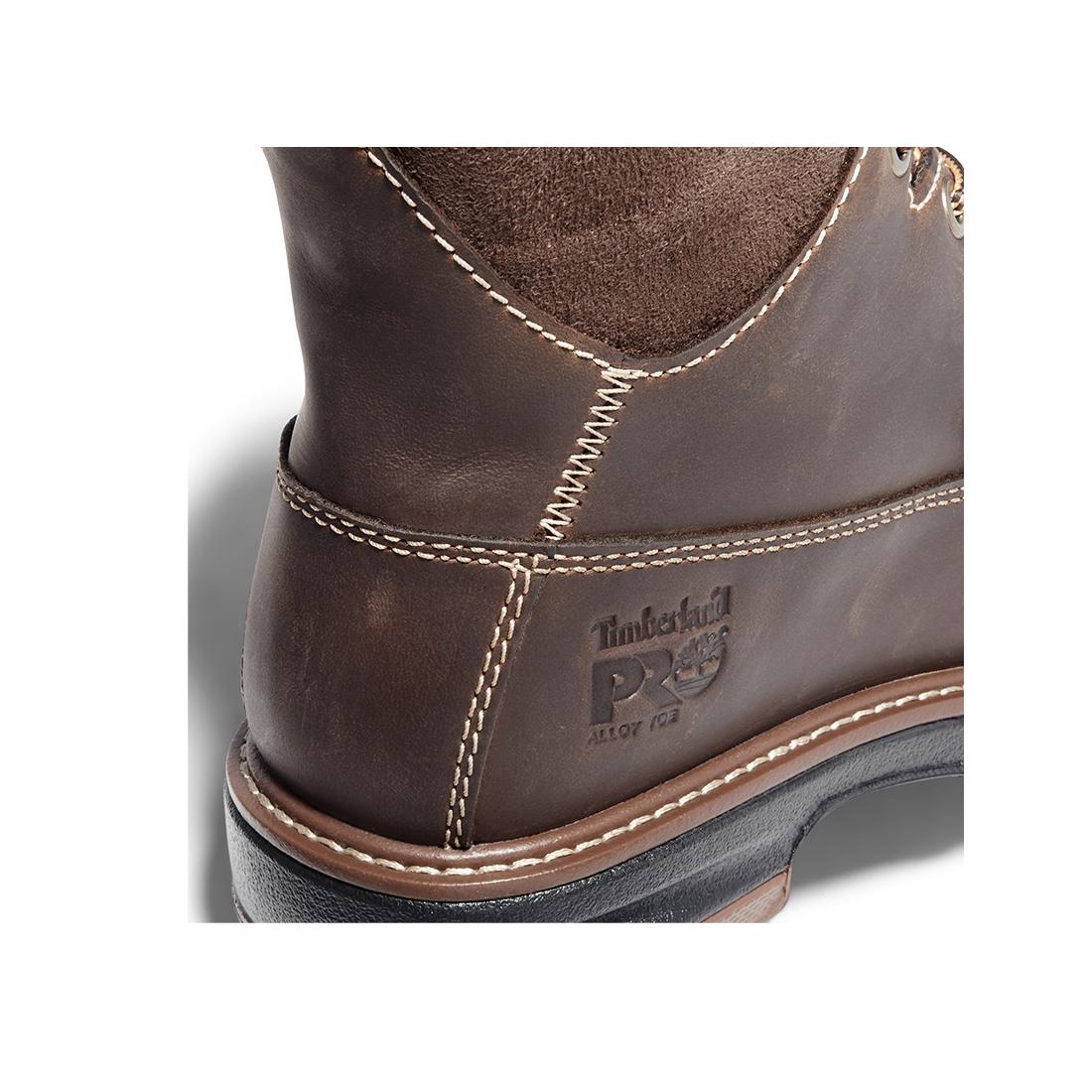 Women's Hightower 6-Inch Waterproof Alloy-Toe Work Boot Brown Turkish - Image 7
