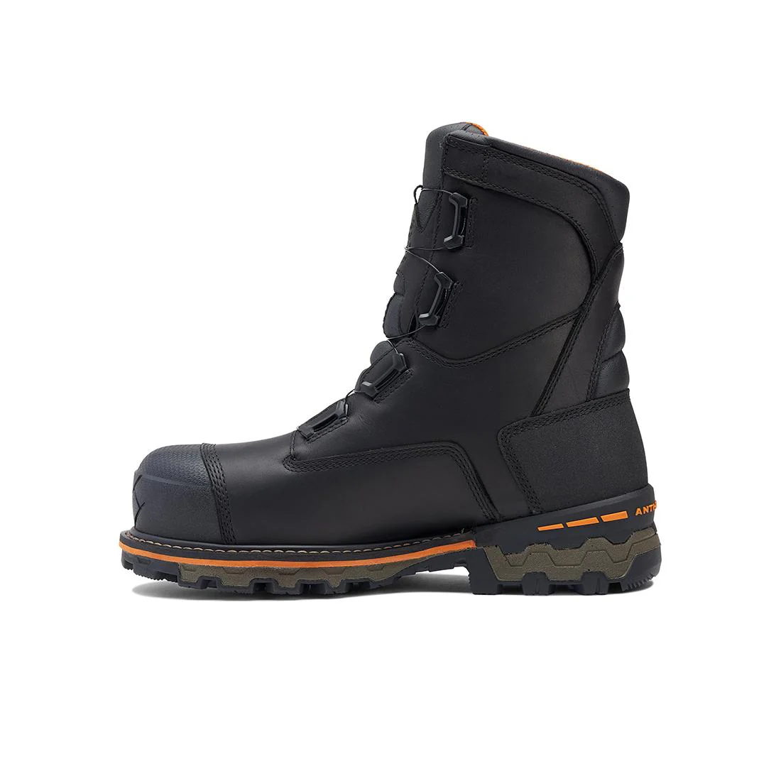 Boondock 8-Inch Waterproof Composite-Toe Work Boot Boa CSA 400G Full Grain Black - Image 8
