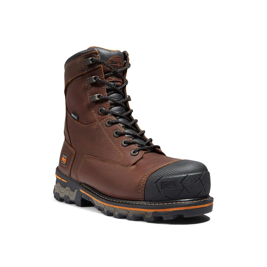 Boondock 8 Inch Composite-Toe Waterproof Ins 600G Work Boot Brown - Image 2