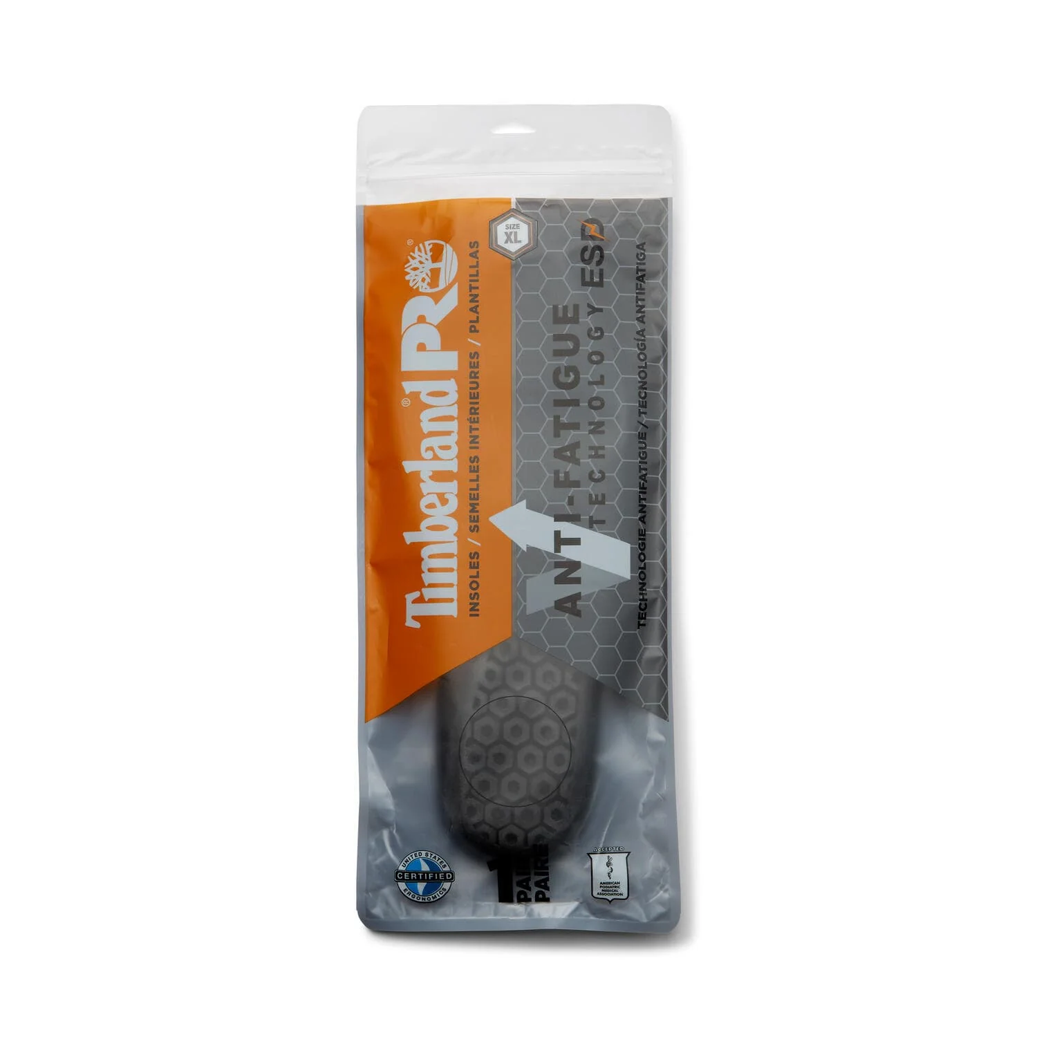 Anti-fatigue Technology ESD Footbed Shoe Accessories Orange - Image 5