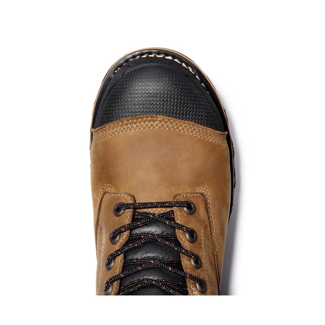 Boondock 8 Inch Composite-Toe Work Boot Brown - Image 9