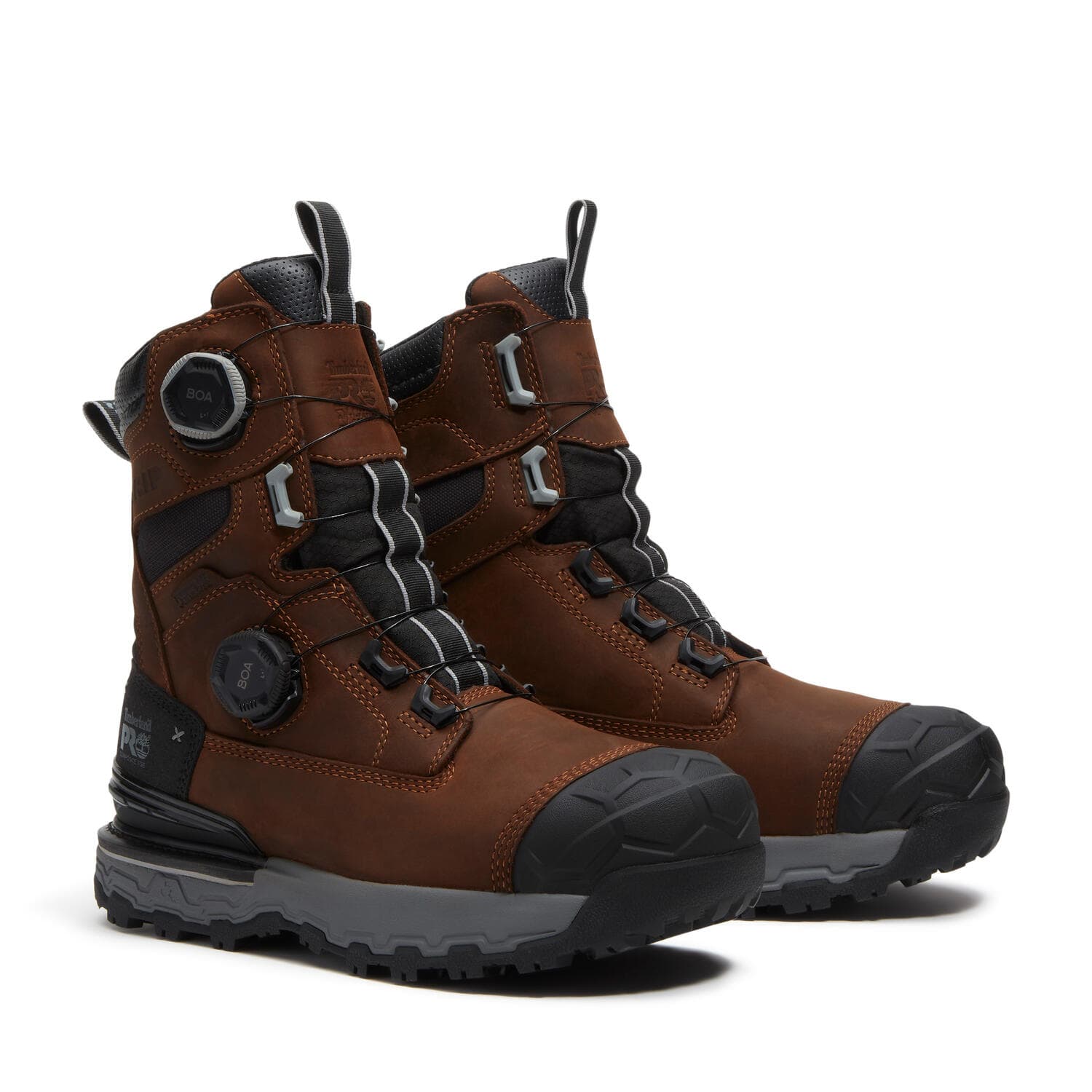 Boondock Ultralight 8 Inch Composite Toe Waterproof BOA Work Boots Brown - Image 6