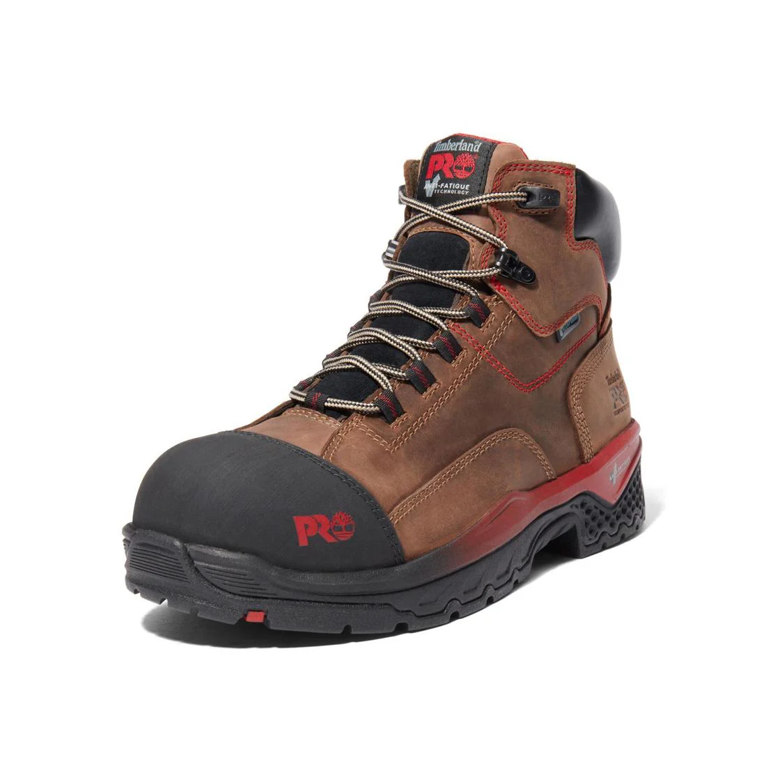 Bosshog 6 Inch Composite-Toe Waterproof PR Work Boot Red Brown - Image 6