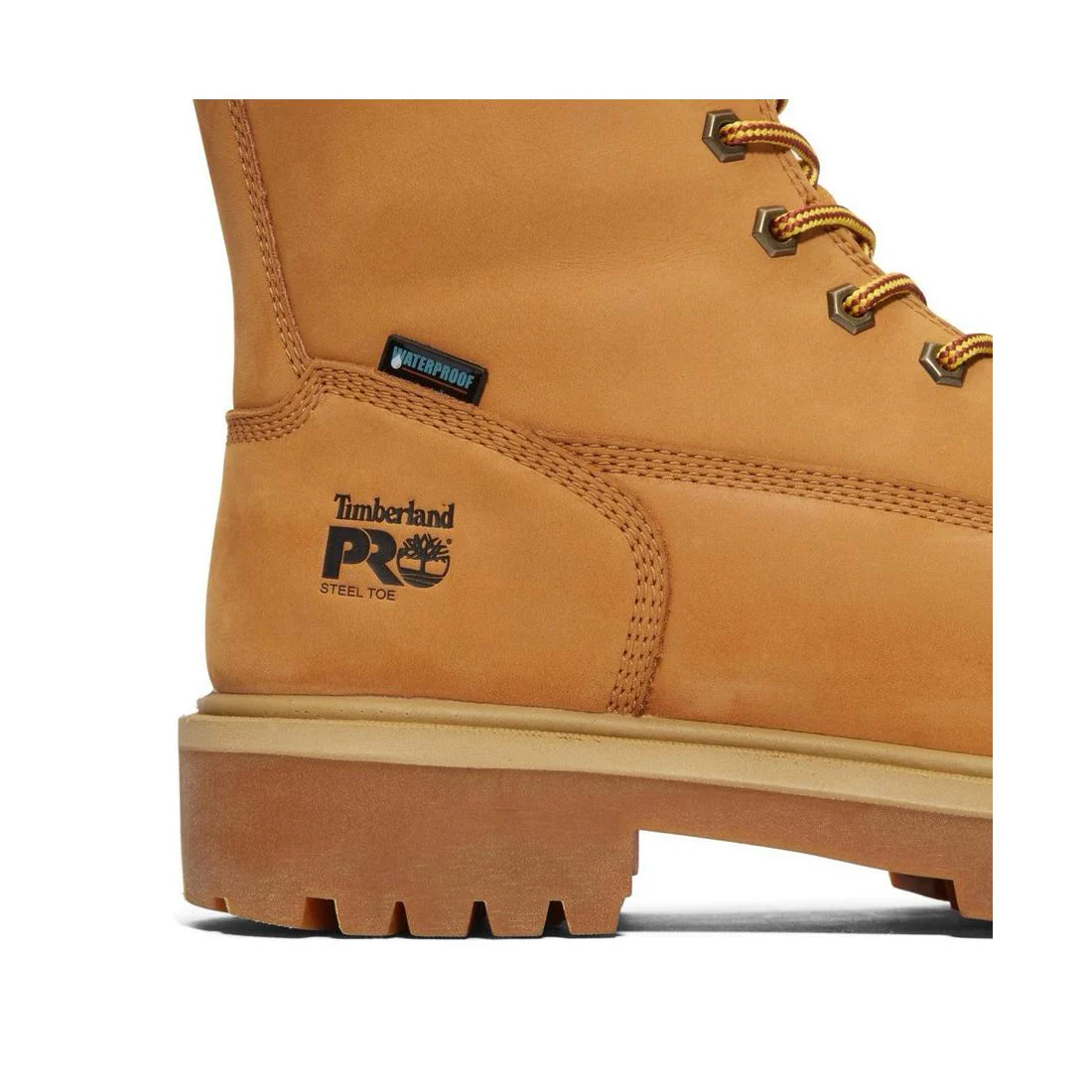 Direct Attach 8 Inch Steel-Toe Waterproof Work Boot Wheat - Image 7