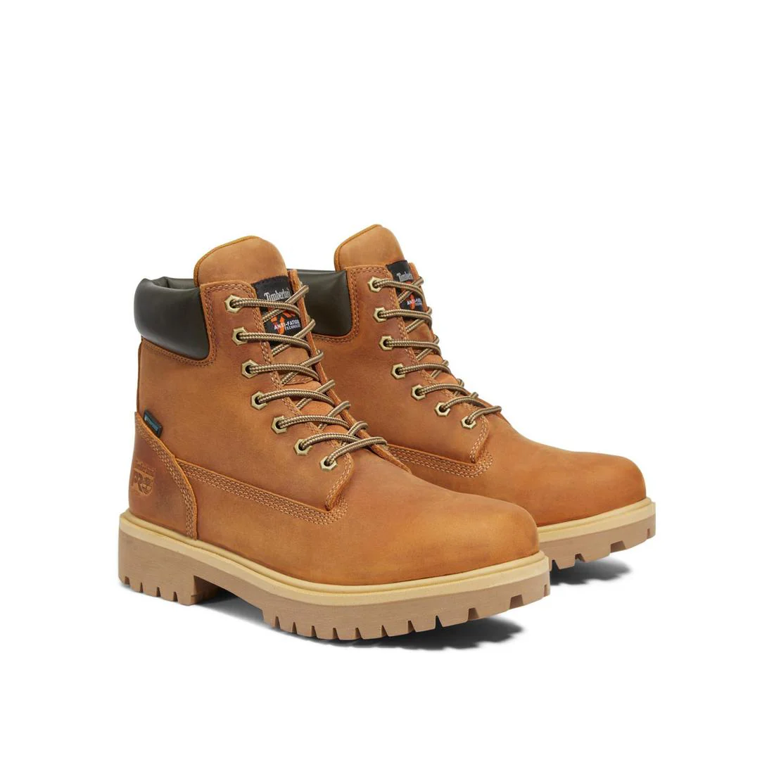 Direct Attach 6 Inch Soft-Toe Waterproof Boot Wheat - Image 8