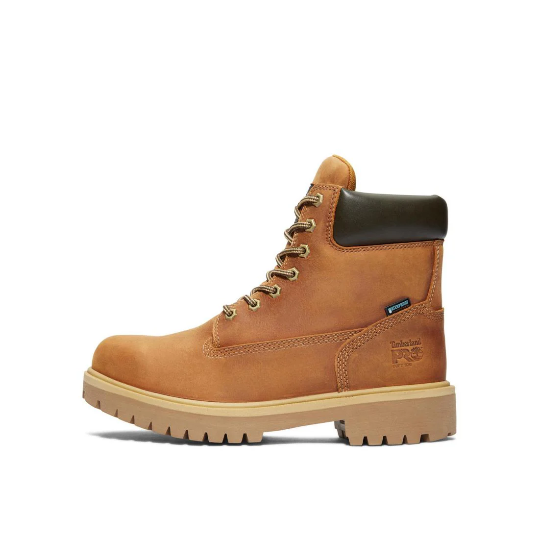 Direct Attach 6 Inch Soft-Toe Waterproof Boot Wheat - Image 9