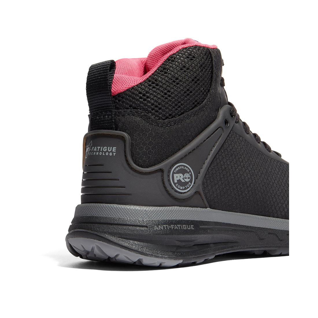 Women’s Drivetrain Nano-Toe Work Boot Sd35 Mid Black/Grey - Image 8