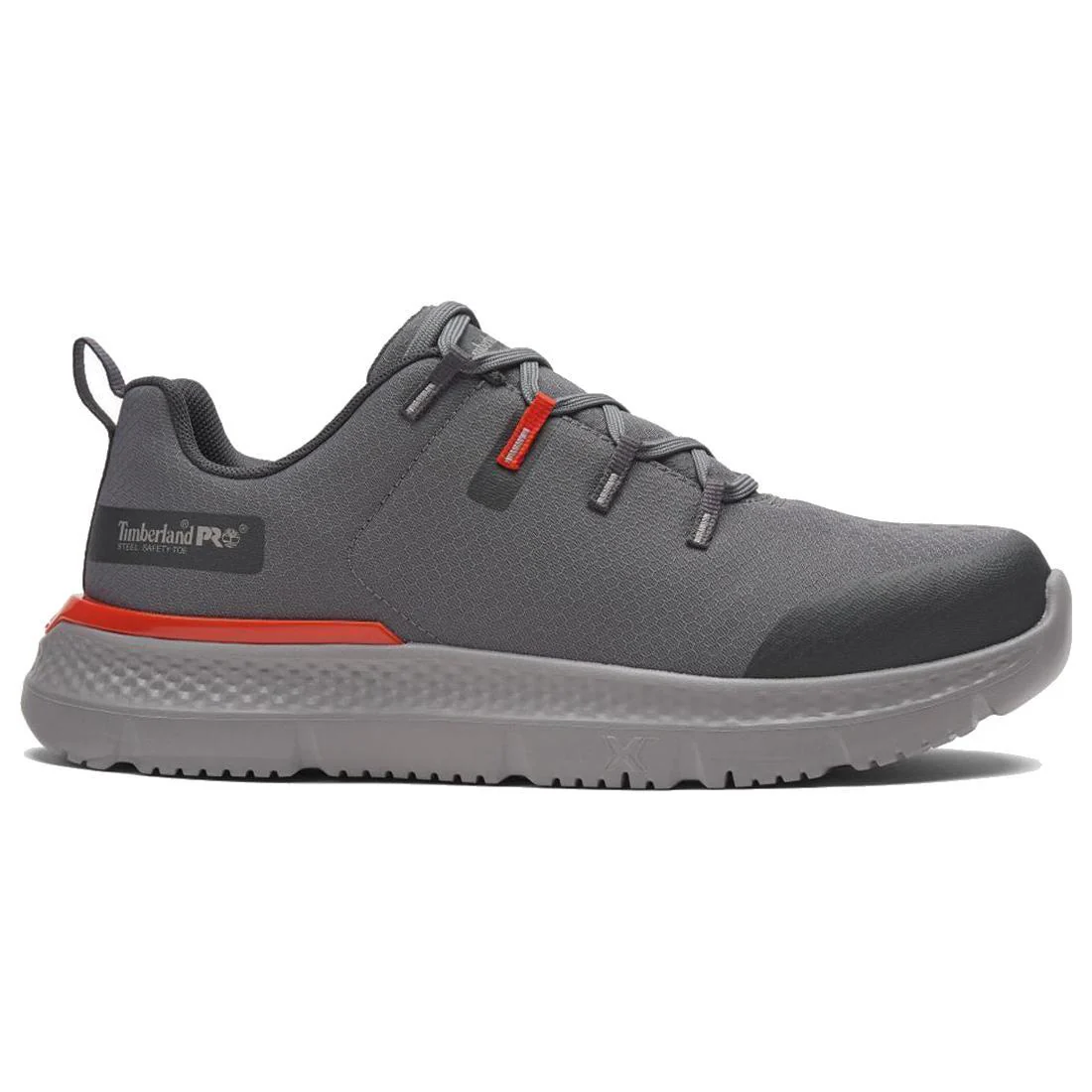 Intercept Steel-Toe Oxford Work Shoe Grey