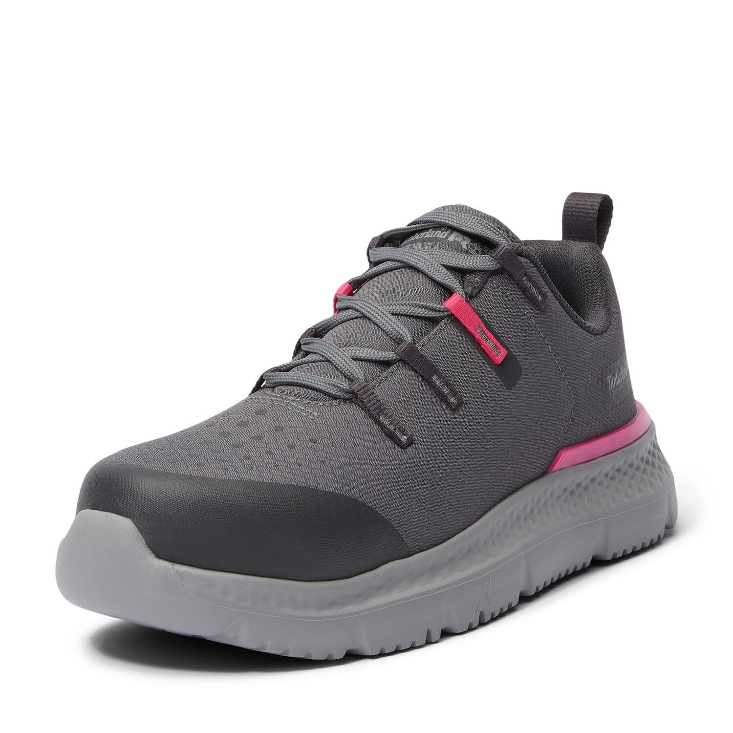 Women's Intercept Steel Toe Work Shoes Gray - Image 4