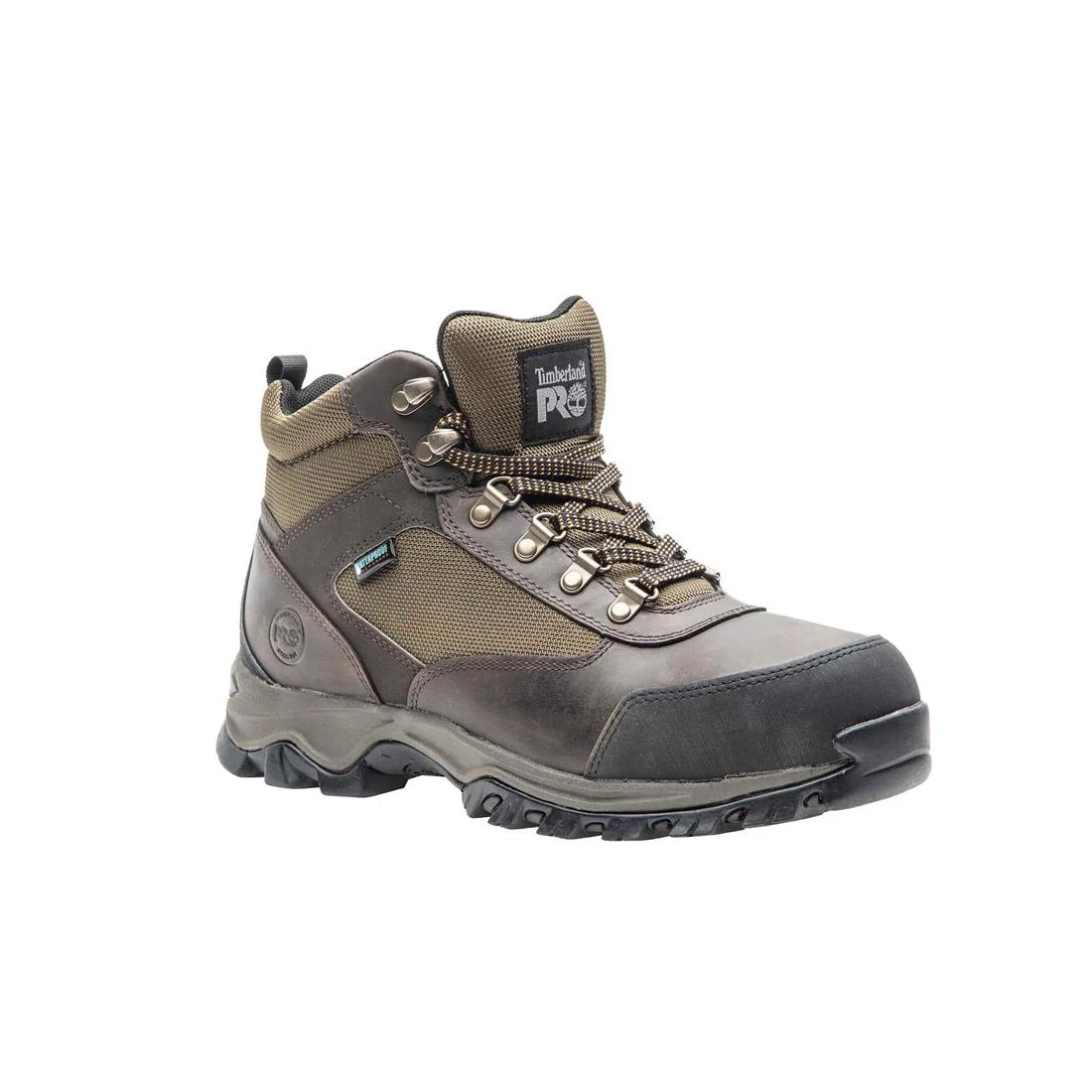 Keele Ridge Steel-Toe Waterproof Work Boot Brown - Image 2