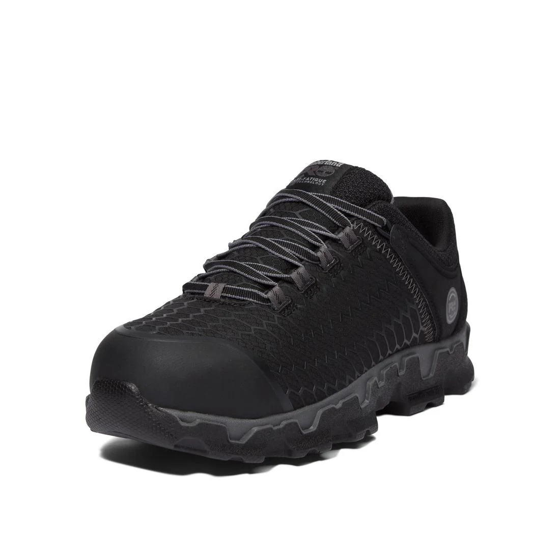Powertrain Sport Alloy-Toe Work Shoe Black/Grey - Image 6
