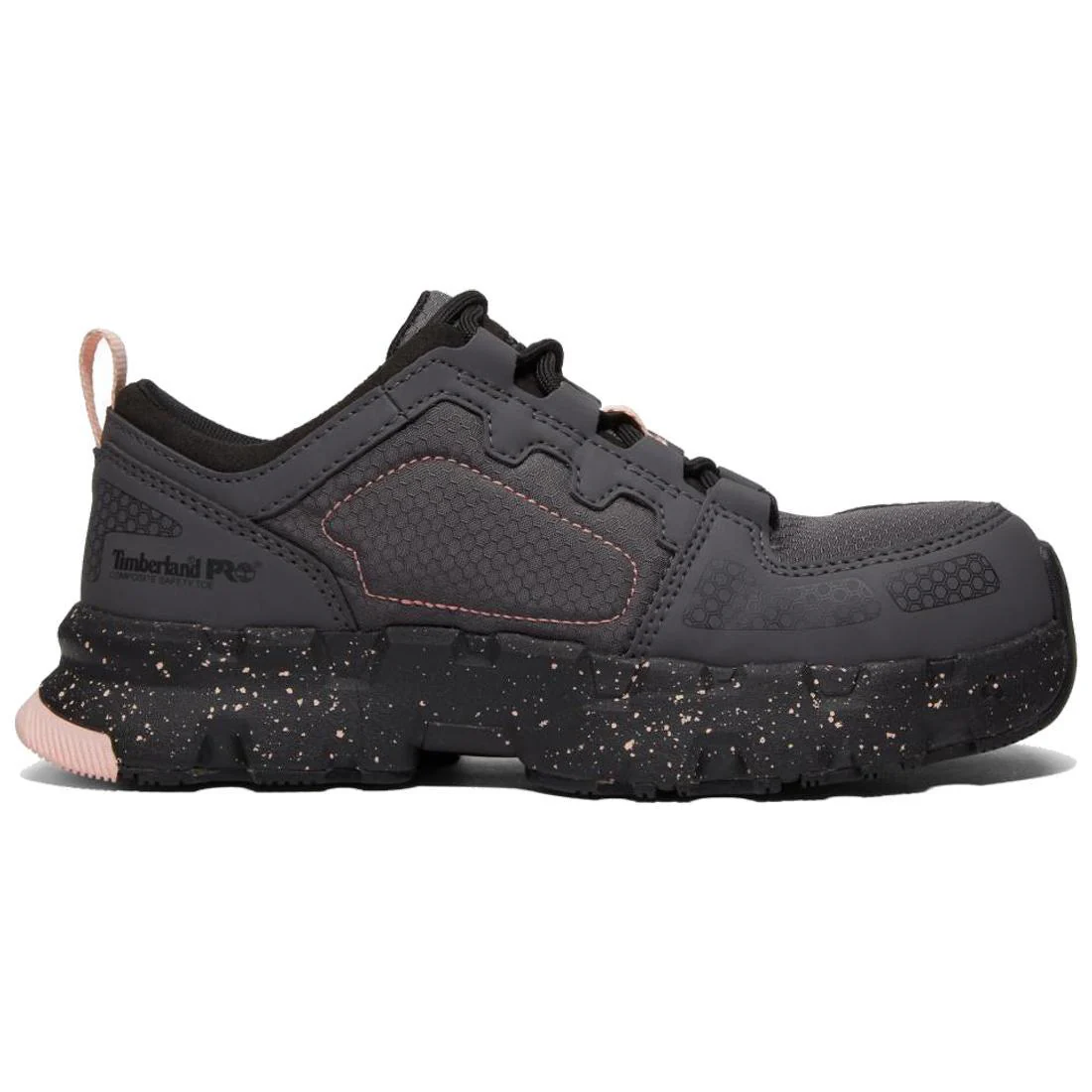 Powertrain EV SD10 Women’s Comp-Toe Work Shoes –  Grey And Pink
