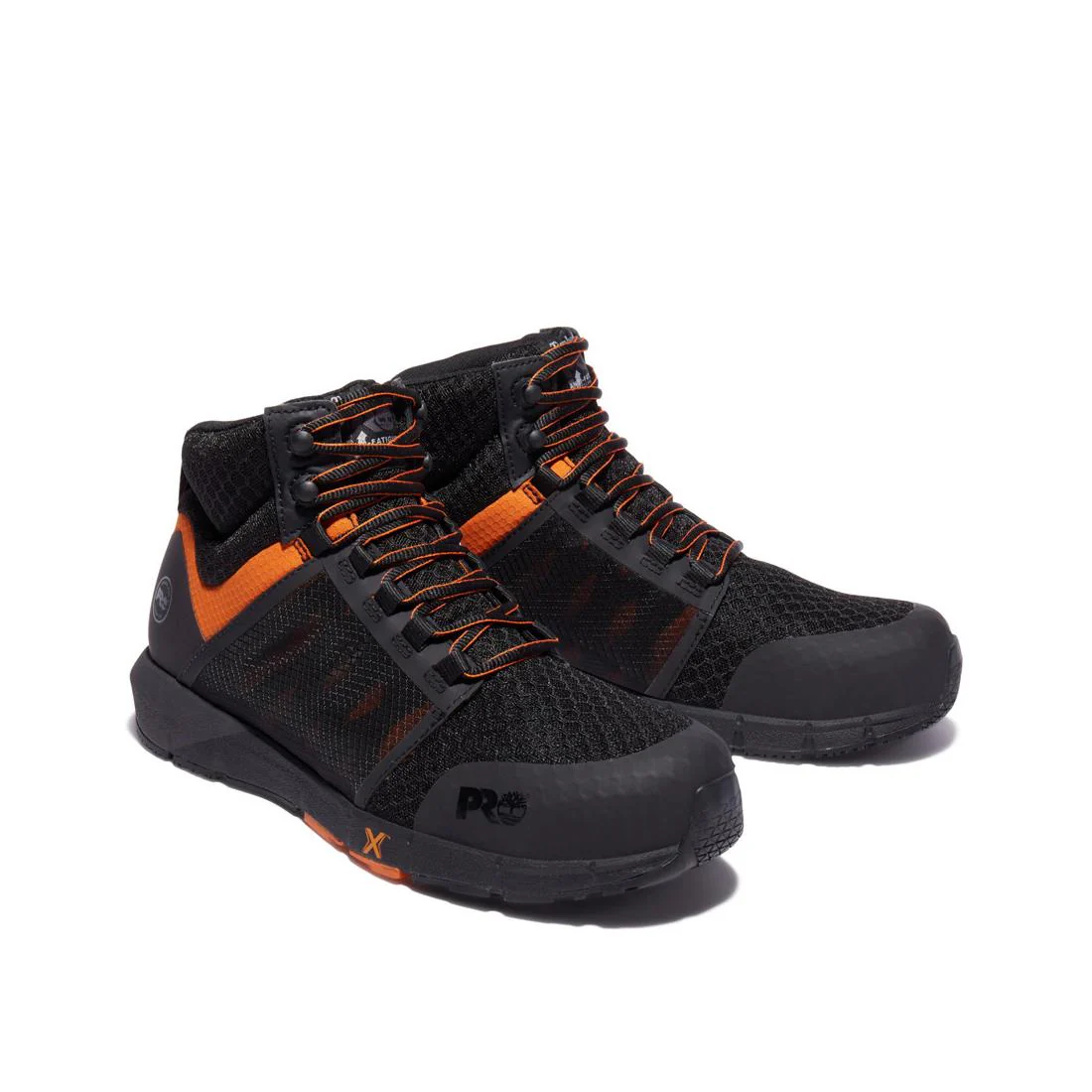 Radius Composite-Toe Work Boot Black/Orange - Image 8