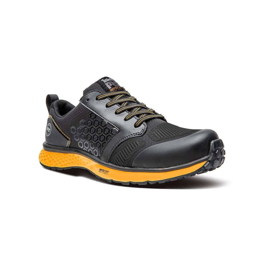 Reaxion Composite-Toe Work Shoe Black\Orange - Image 2