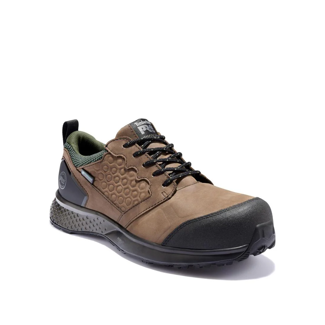 Reaxion Composite-Toe Waterproof Work Shoe Brown - Image 2