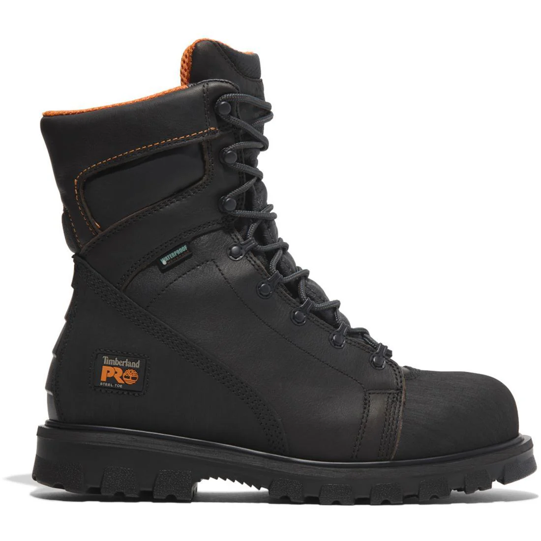 Rigmaster 8 Inch Steel-Toe Waterproof Work Boot Brown