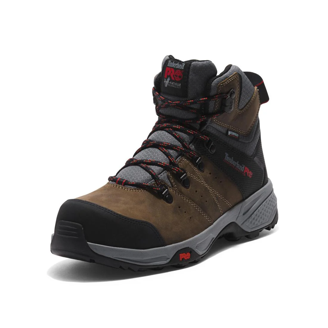 Switchback 6 Inch Composite-Toe Waterproof Work Boot Brown/Grey - Image 6