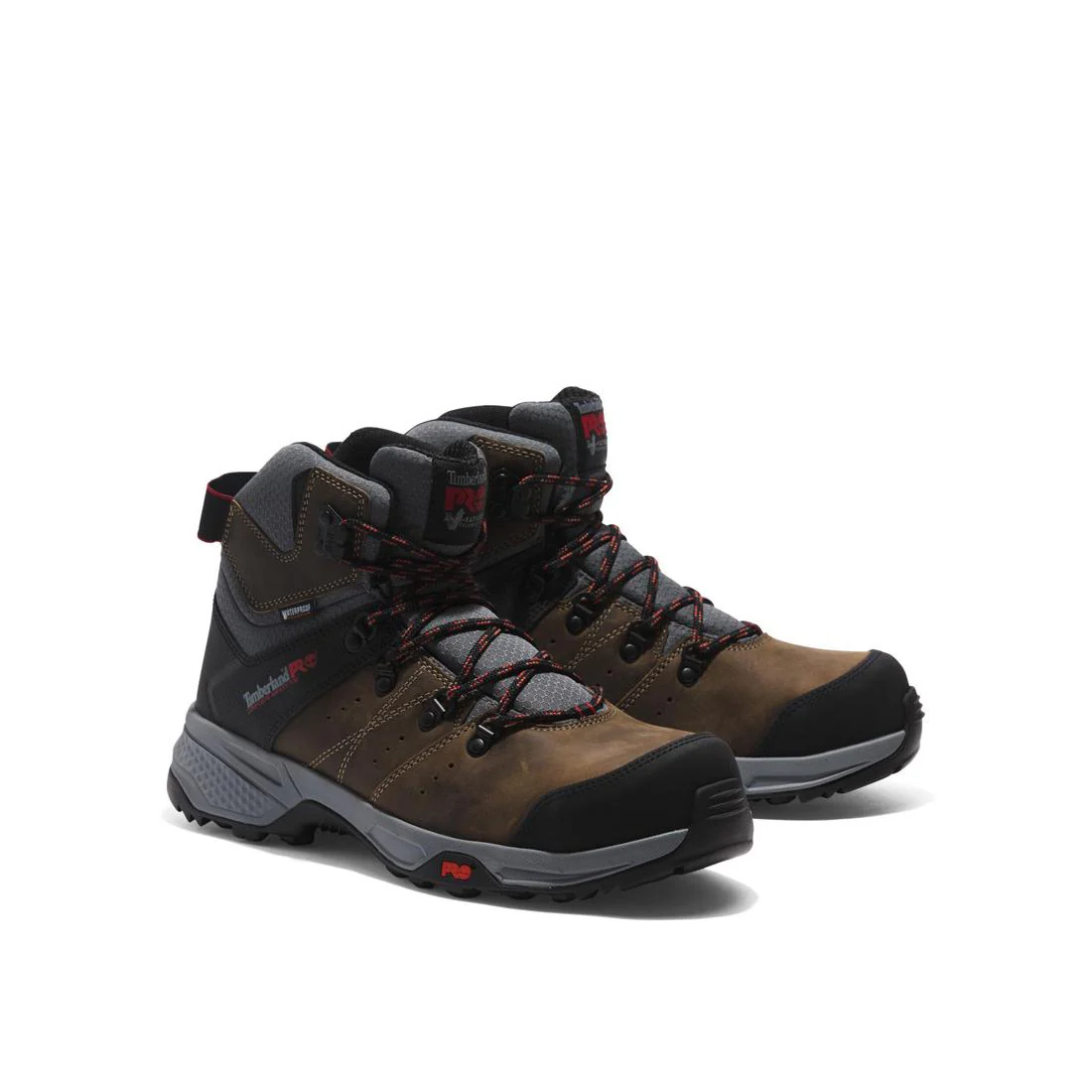 Switchback 6 Inch Composite-Toe Waterproof Work Boot Brown/Grey - Image 8