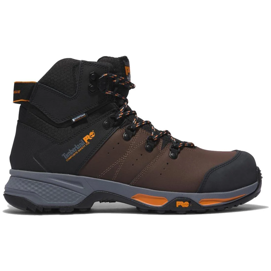 Switchback 6 Inch Composite-Toe Waterproof Work Boot Brown