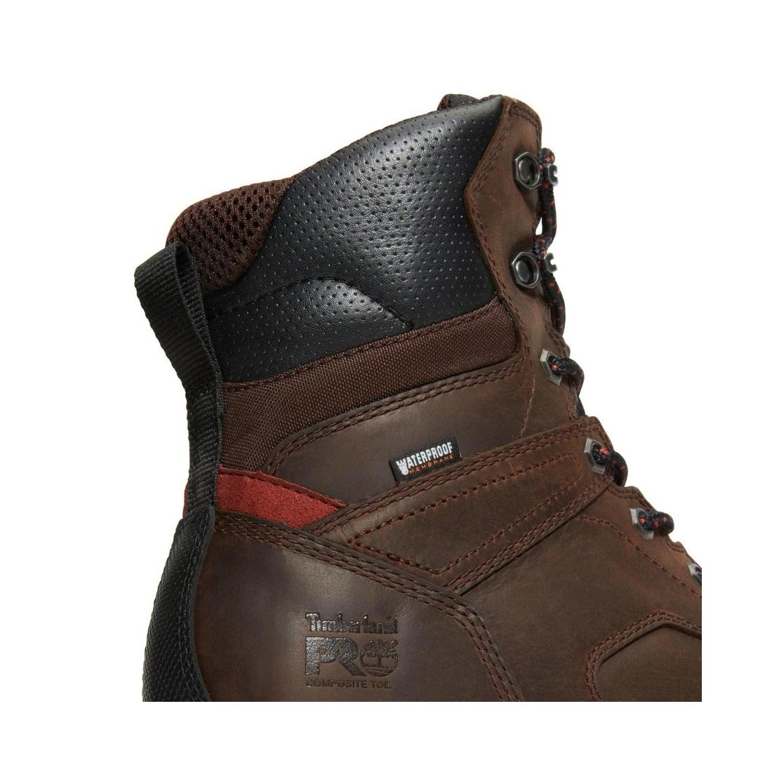 Titan EV 8 Inch Composite-Toe Waterproof Insulated Work Boot Brown - Image 7