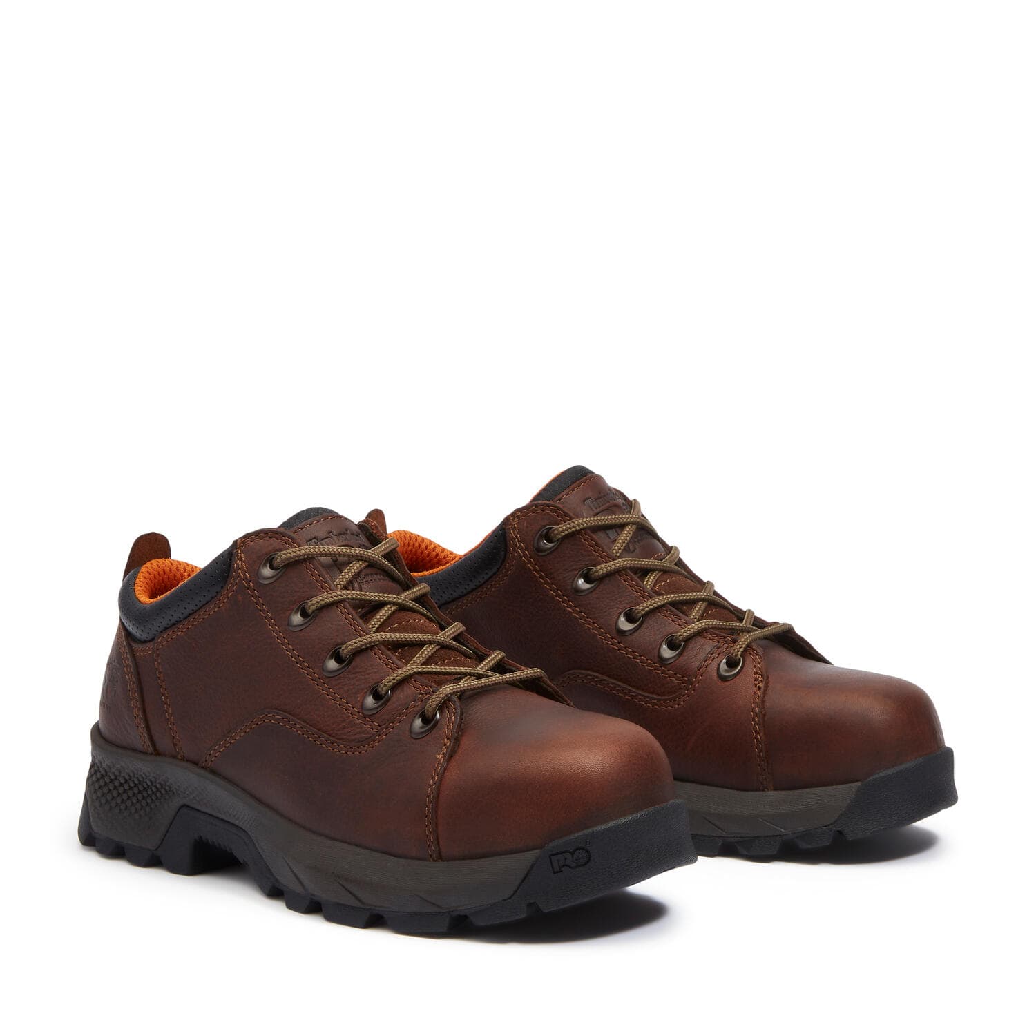 Women's Titan EV OX Composite Toe Work Shoes Brown - Image 2