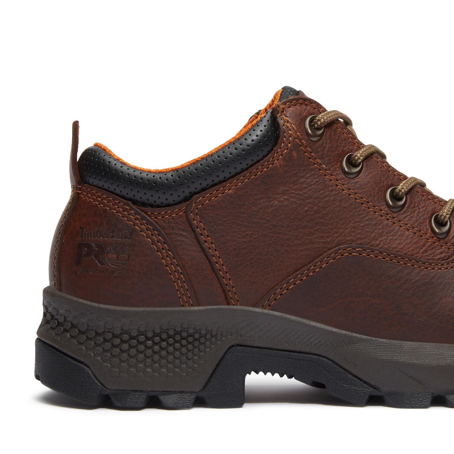Women's Titan EV OX Composite Toe Work Shoes Brown - Image 7