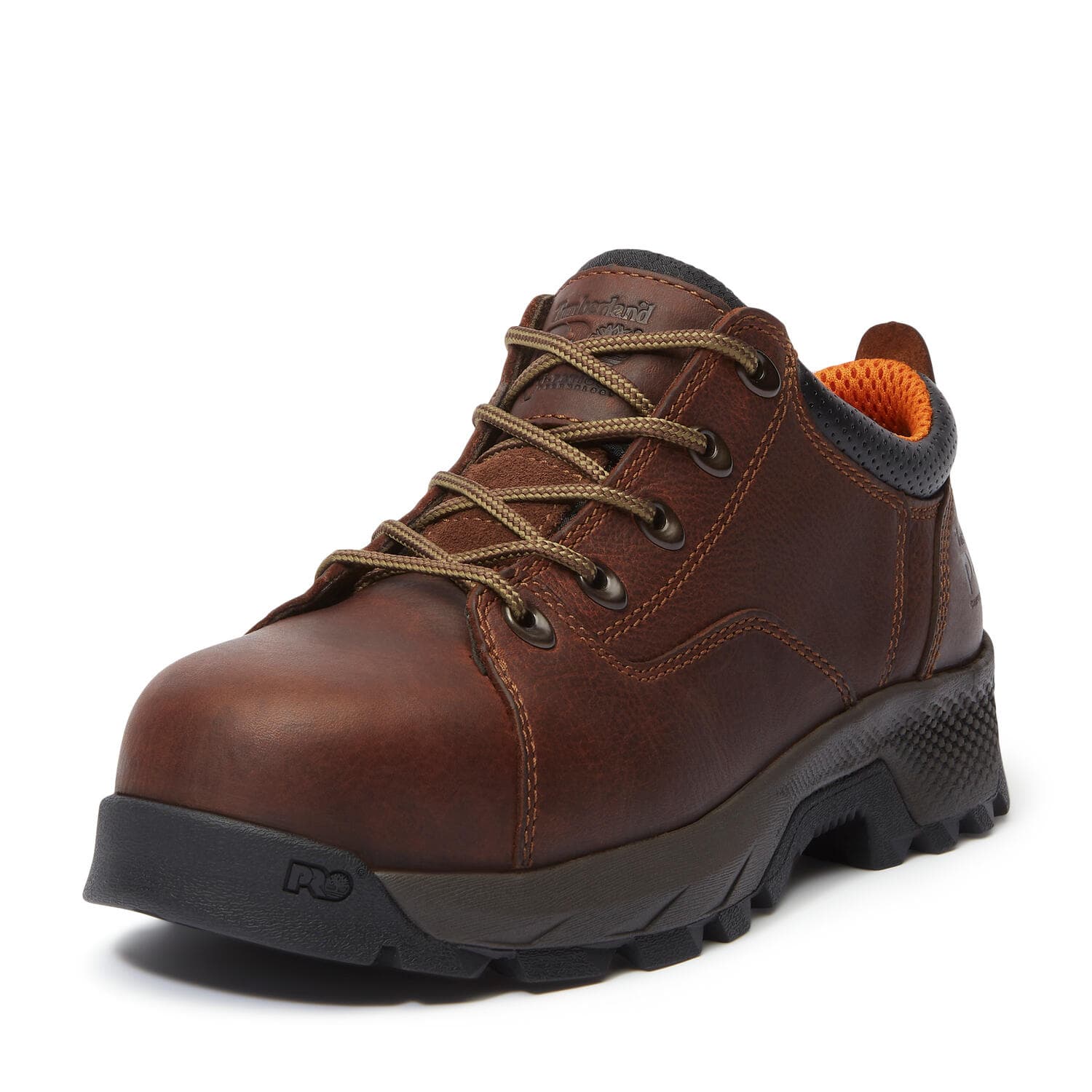 Women's Titan EV OX Composite Toe Work Shoes Brown - Image 8