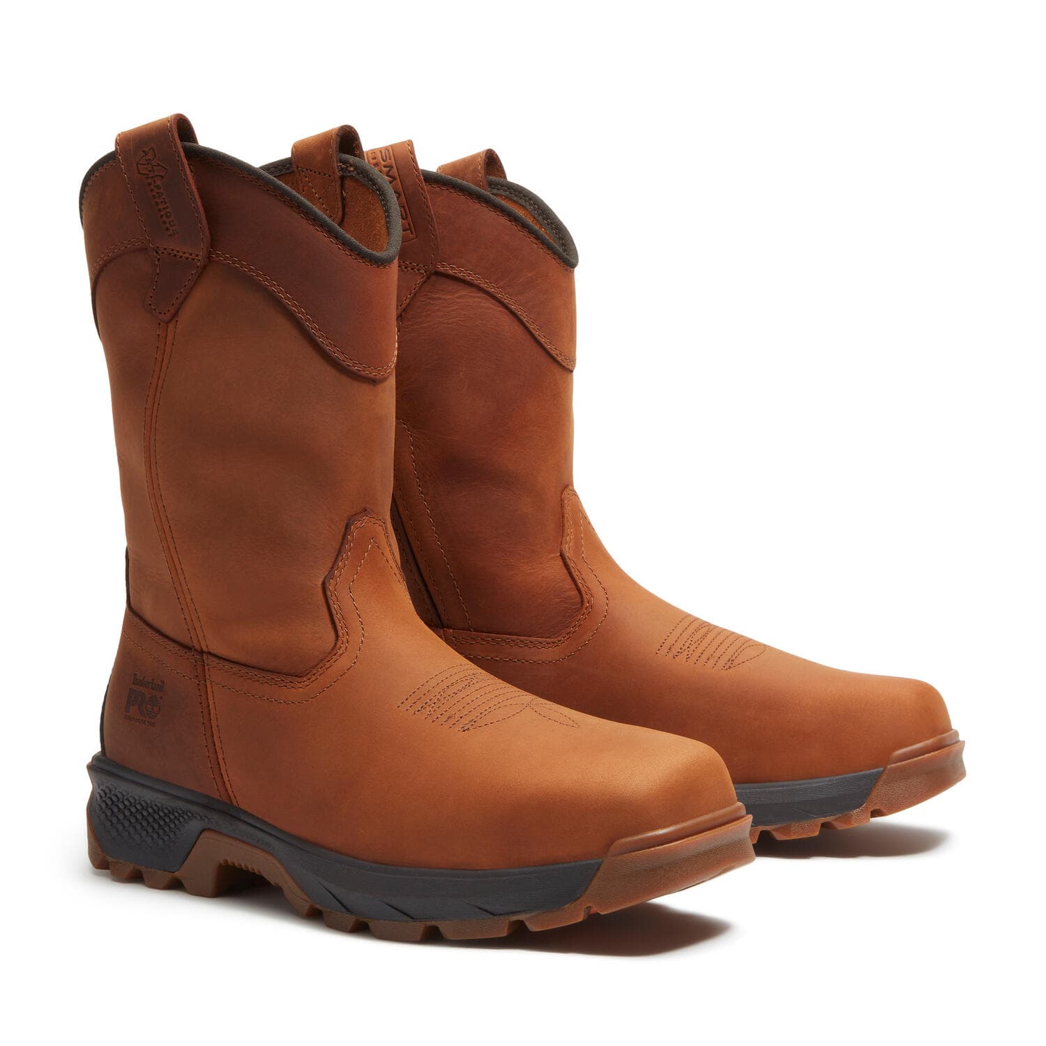 Titan EV Composite Toe Pull On Work Boots Brown - Image 2
