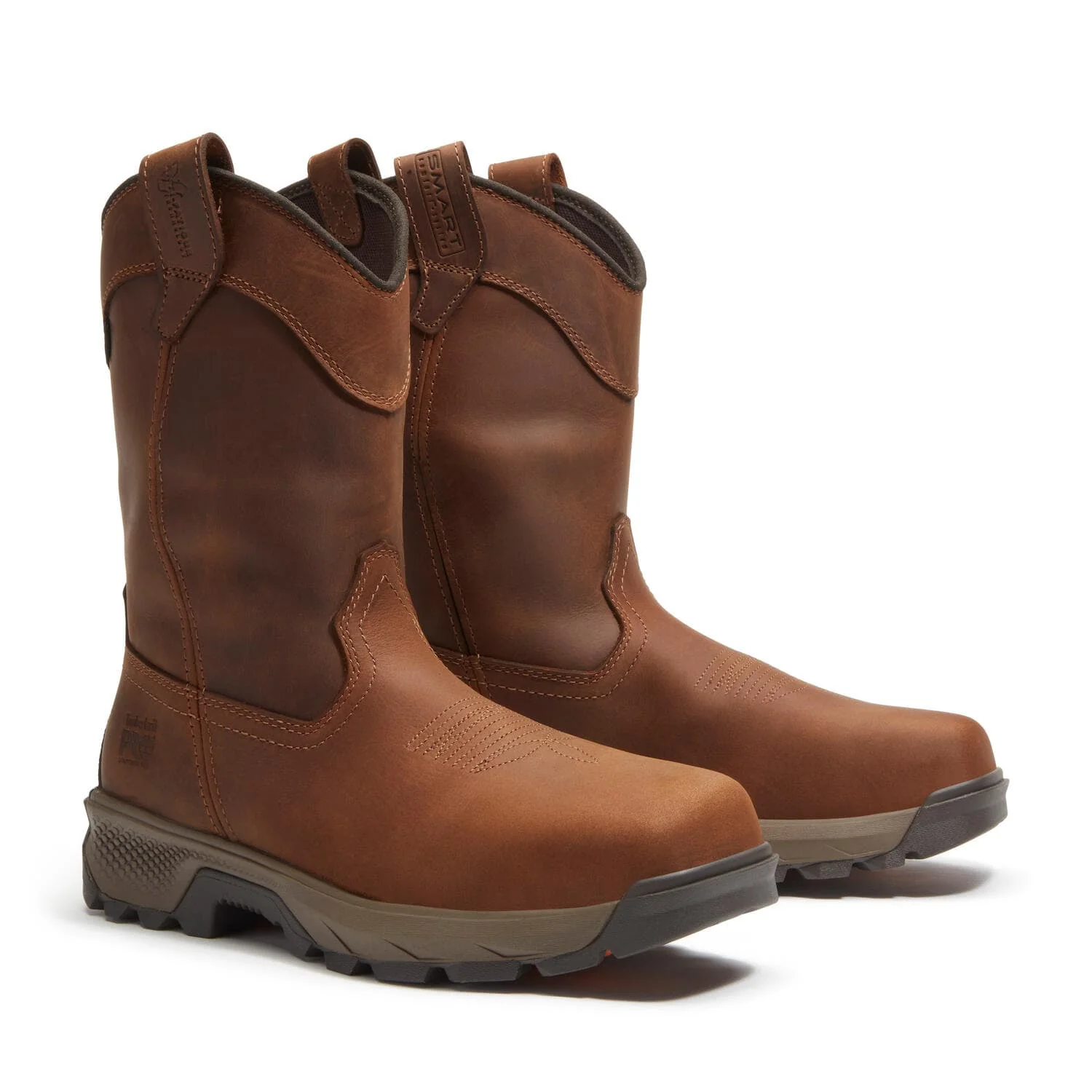 Titan EV Composite Toe Waterproof Pull On Work Boots Brown - Image 2