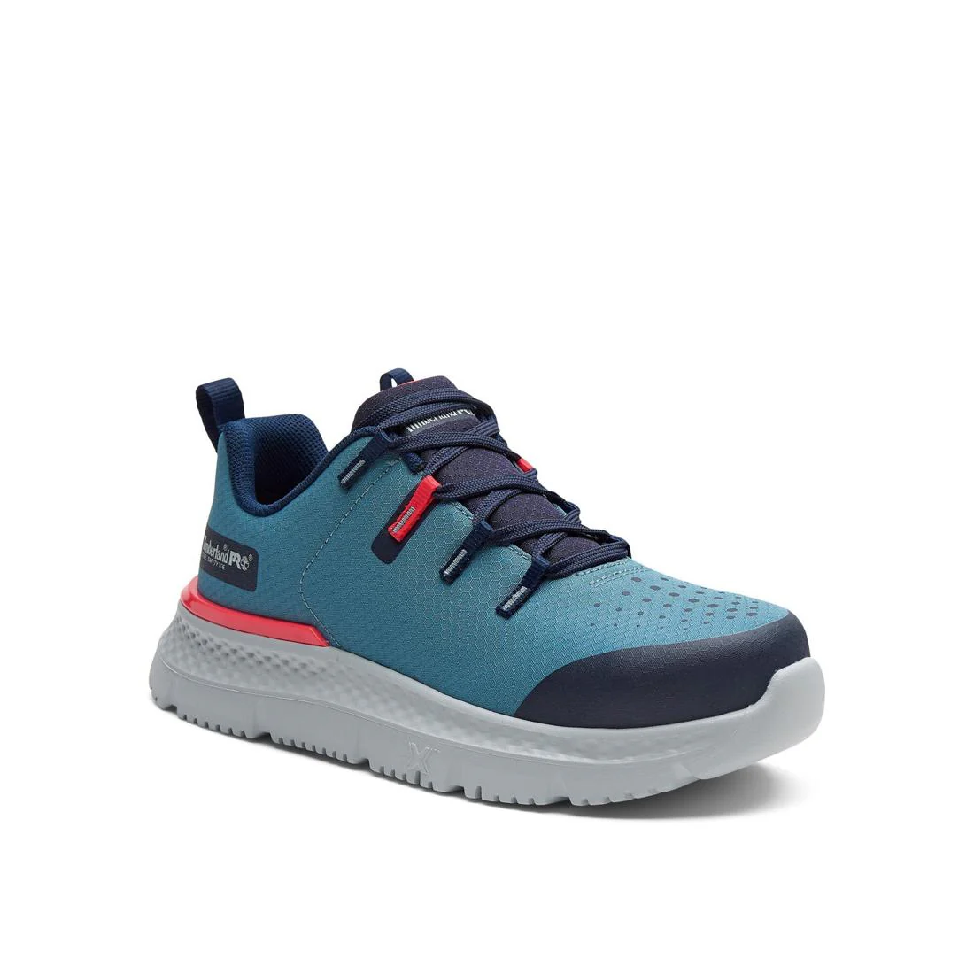 Women's Intercept Steel-Toe Oxford Work Shoe Teal/Blue - Image 2