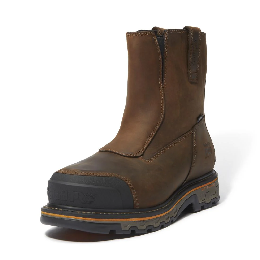 True Grit Composite Toe Waterproof Chelsea Work Boot Brown - Image 8